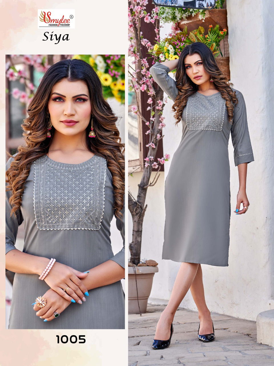 Rung Siya Ethnic Wear Wholesale Designer Kurtis Catalog